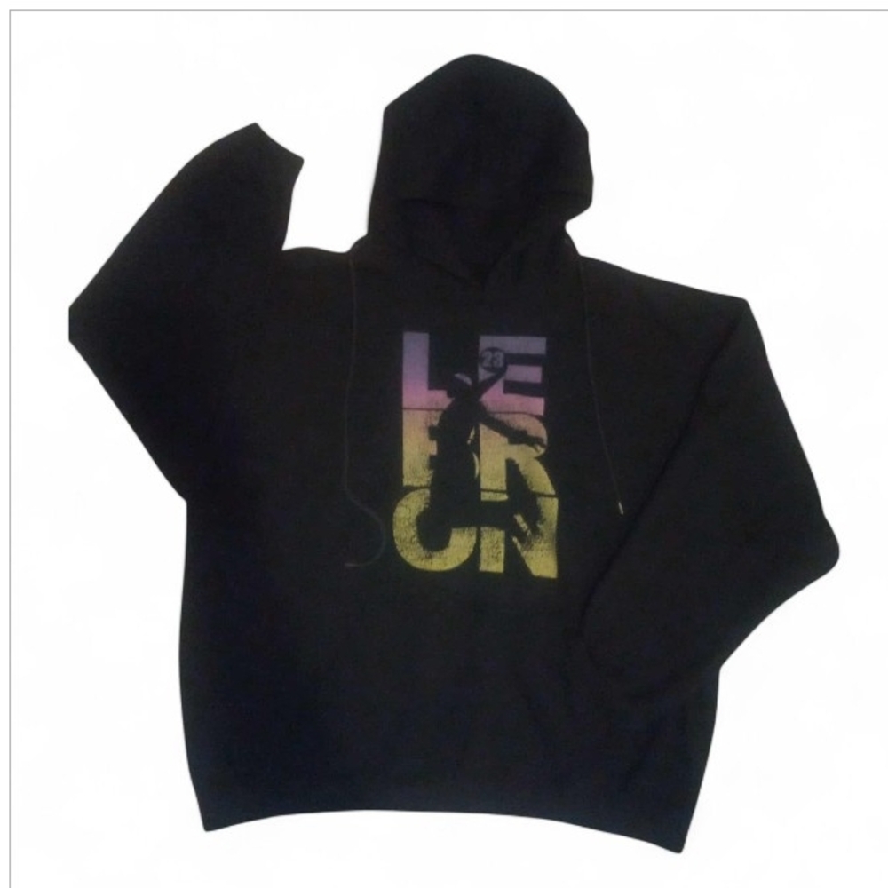 Black Graphic Hoodie